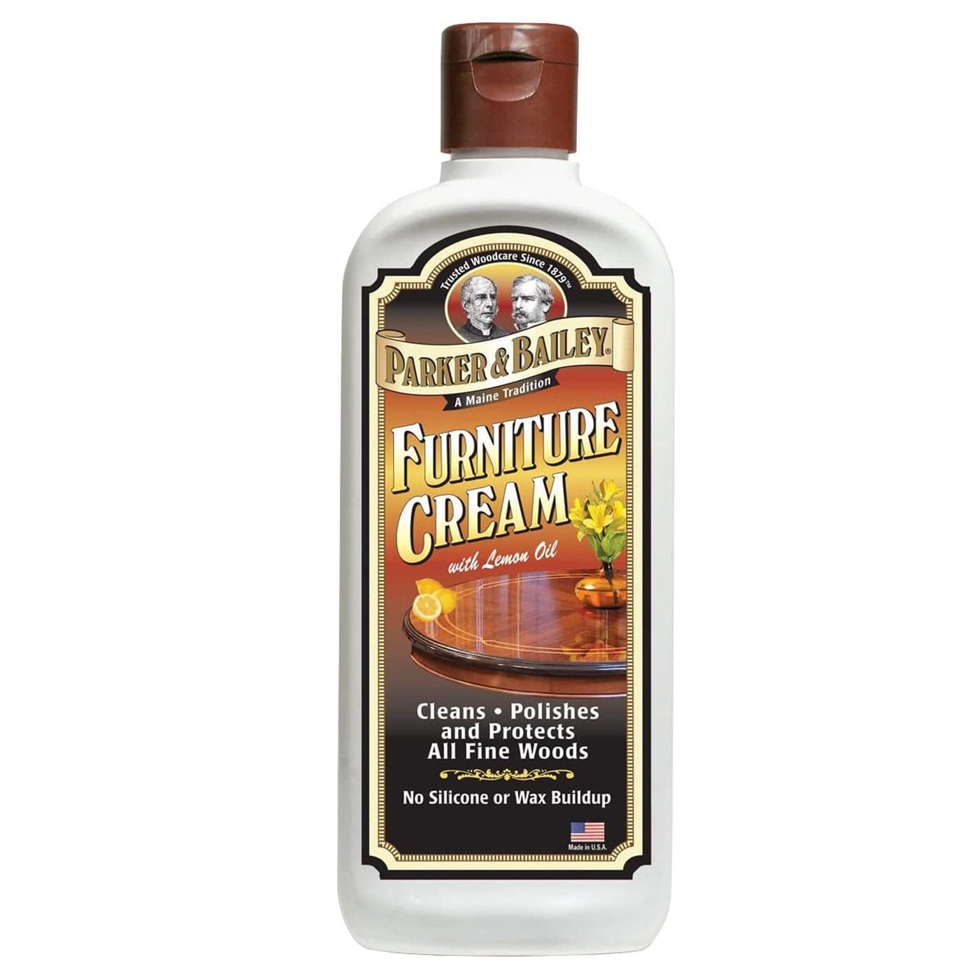 Parker Bailey Furniture Cream Multisurface Wood Cleaner and Polish Furniture Quick Shine Restorer Protector Kitchen Cabinets Surface Cleaner House Cleaning Supplies Home Improvement