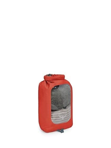 Osprey 6L Waterproof Dry Sack with Window Mars Orange