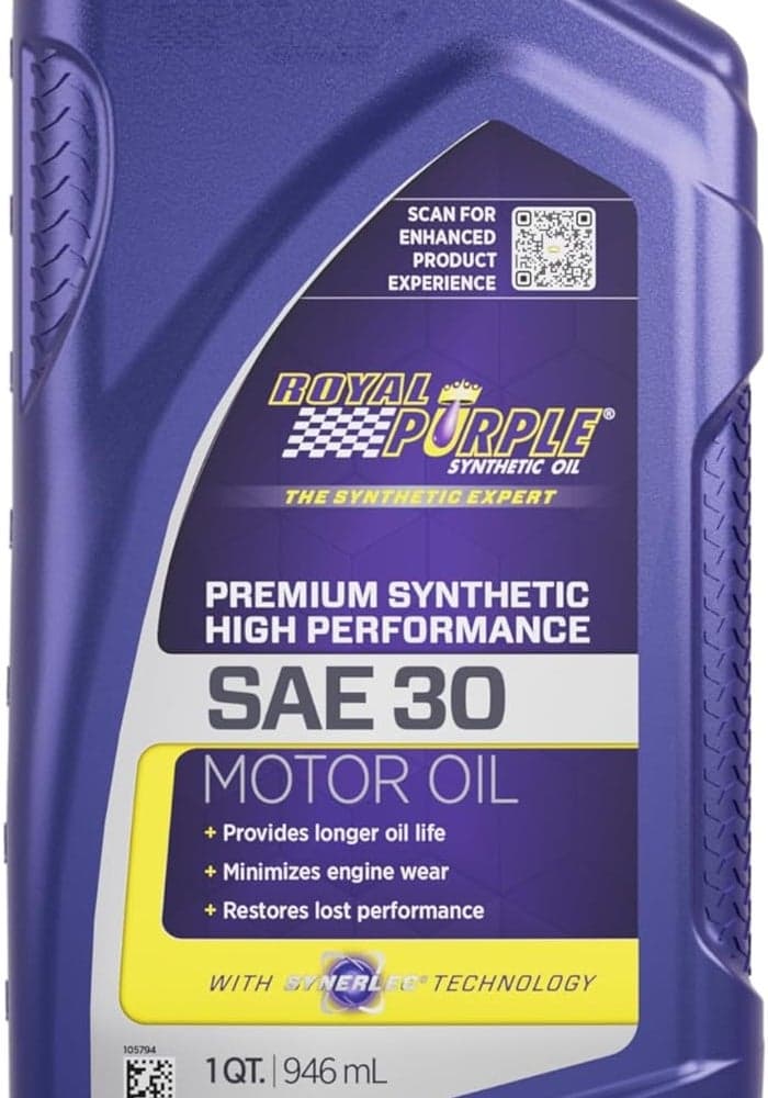 Royal Purple SAE 30 Premium Synthetic Motor Oil - 1 Quart