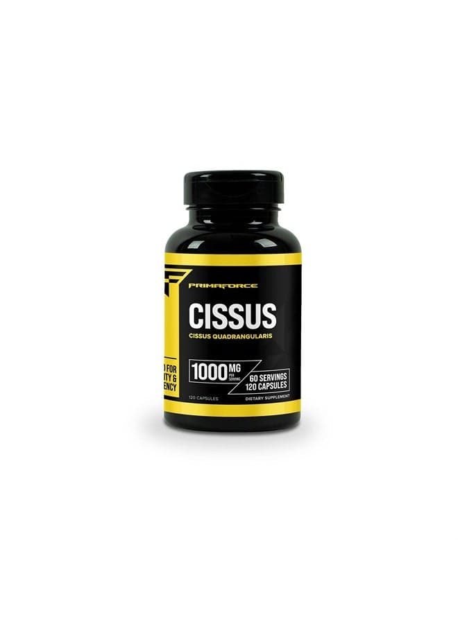 PrimaForce Cissus Quadrangularis Extract, - 120 Capsules, 1000mg per serving - Gluten Free, Non-GMO