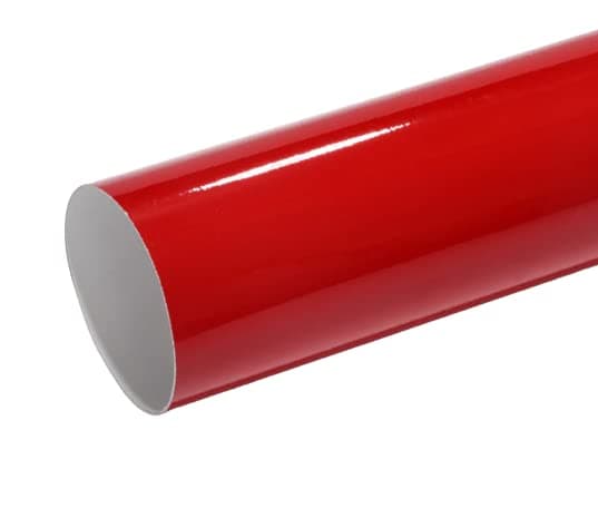 COSMOS STAR™ Vinyl Wrap Sheet for Car & Bike Self Adhesive Wrap Sticker and Decal Roll Film for Auto Vehicle Motorcycle (2 Feet by 4 Feet, Red Glossy Wrap)
