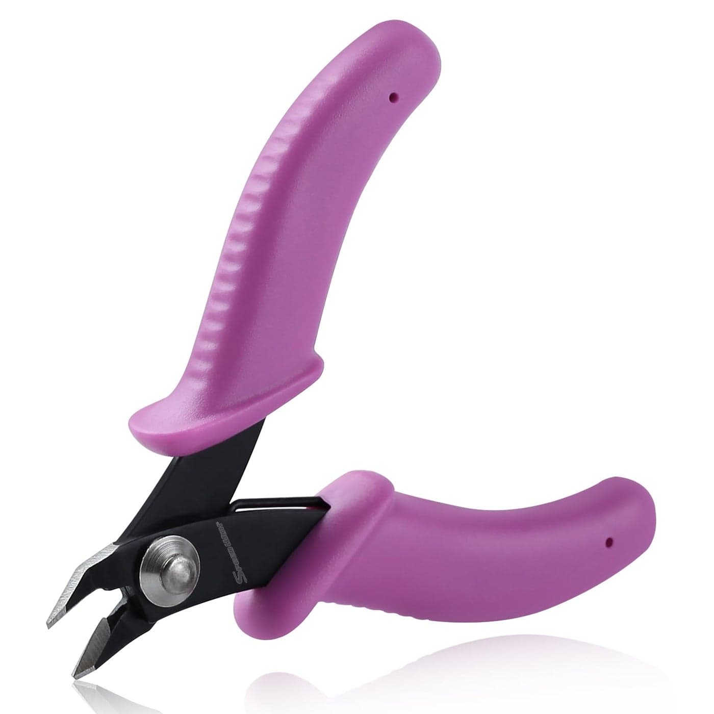 SPEEDWOX 3 Inch Flush Cutters for Jewellery Making Precision Electronics Flush Cutter Diagonal Cutting Pliers Craft Wire Cutters for Crafting Micro Cutter Soft Wire Cutters for Jewellery Wires