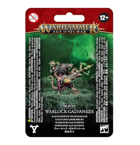 Games Workshop Warhammer Age of Sigmar Skaven Warlock Galvaneer