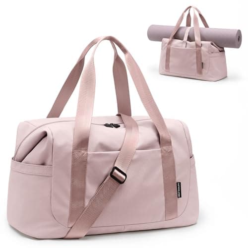 GOLF QUALITY Travel Duffle Bag Gym Bag for WomenTote Bag Laptop Carry on Weekender Overnight Bag Organizer Duffel Bag for Travel31LBaby Pink