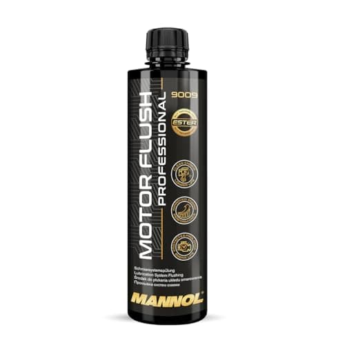 MANNOL 9009 (450ML) Motor Flush Professional|Removes deposits| Dirt|Sludge and wear Products from Engine Parts|Miscible with All Petrol and Diesel Engine Oil|Imported from Germany 450ML (1)