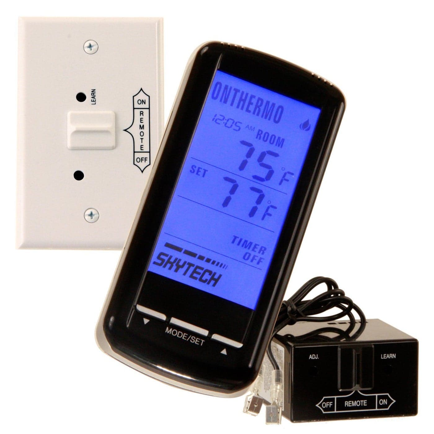 SkyTech SKY5301 Fireplaceremotesandthermostats Black