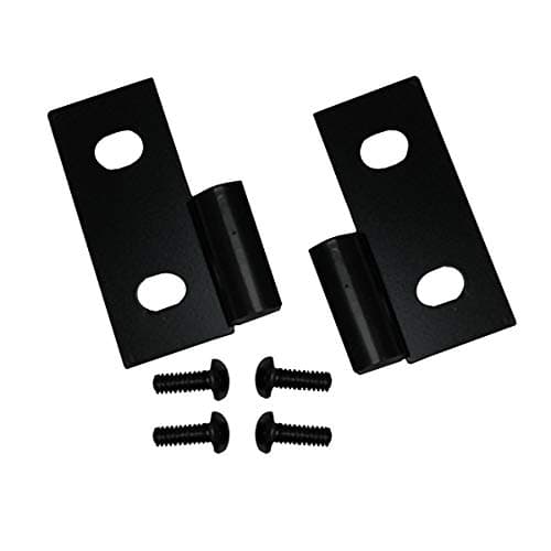 Rugged Ridge Door Hinge Brackets for Jeep CJ/Wrangler YJ/TJ | Steel, Black | 11202.03 | Fits 1976-1986 Jeep CJ; 1987-2006 Jeep Wrangler YJ/TJ