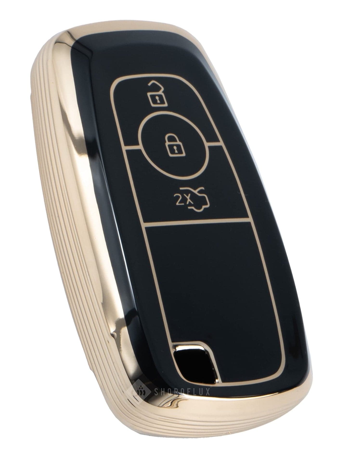 Shopoflux® TPU Smart Key Cover Compatible with Endeavour | Figo | Aspire | Freestyle Titanium (Black TPU Pack 1)