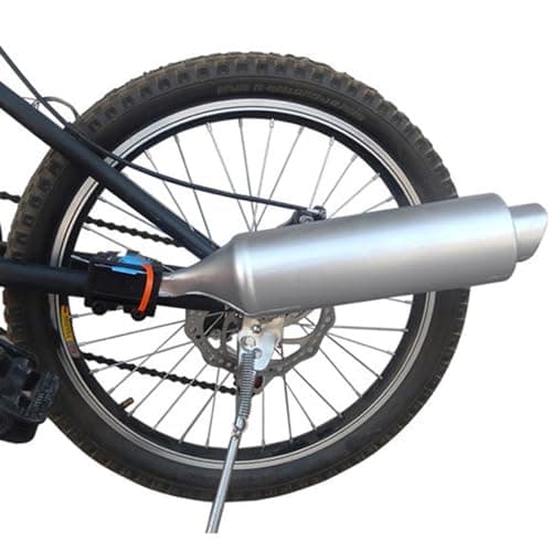 Bicycle Exhaust Sound System Bike Motorcycle Spoke Turbo Exhaust Pipe System
