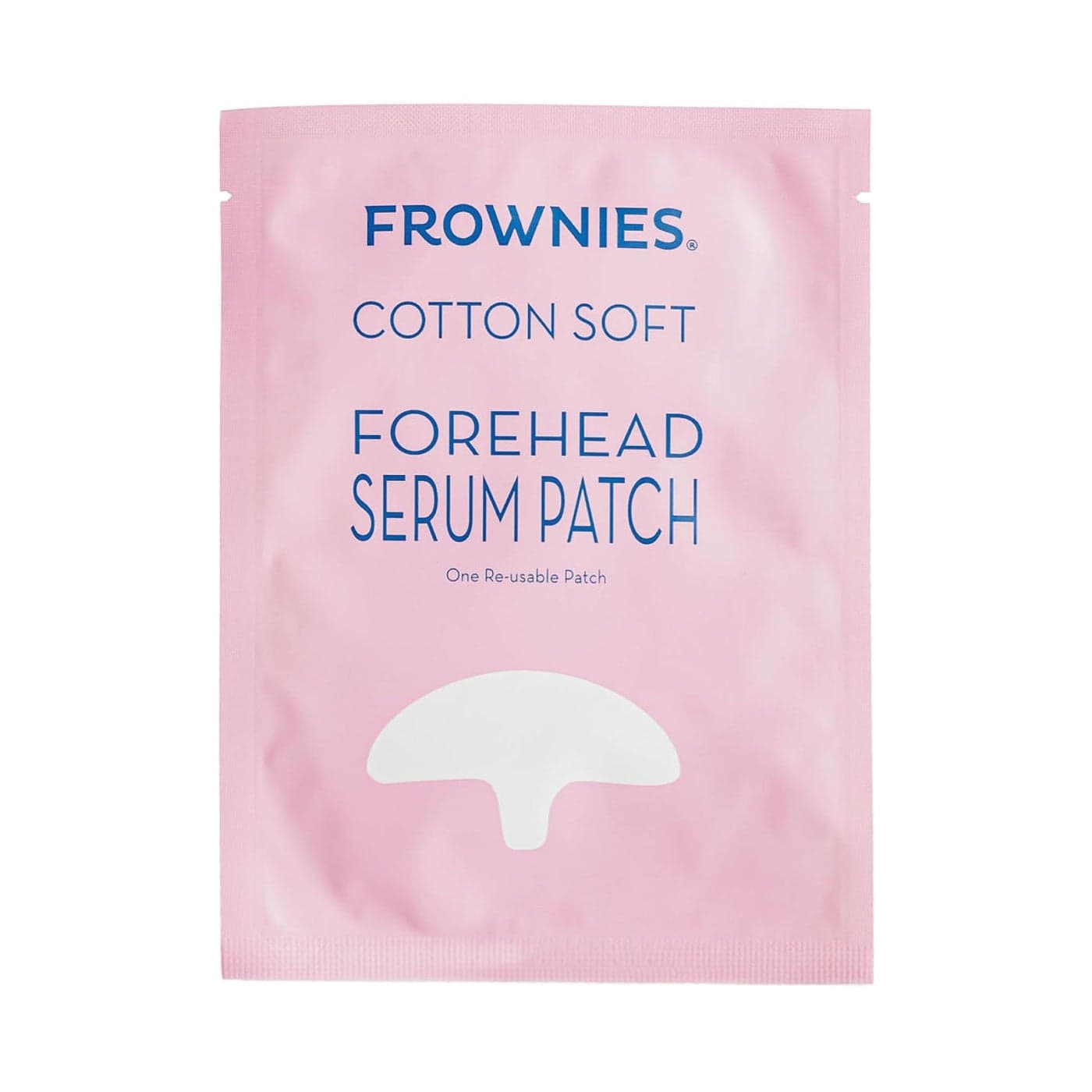 Frownies Cotton Soft Forehead Serum Patch Serum Infused Forehead Wrinkle Patch For Fine Lines Wrinkles Reusable Hypoallergenic Facial Patch Hydrating Face Mask to Plump Skin