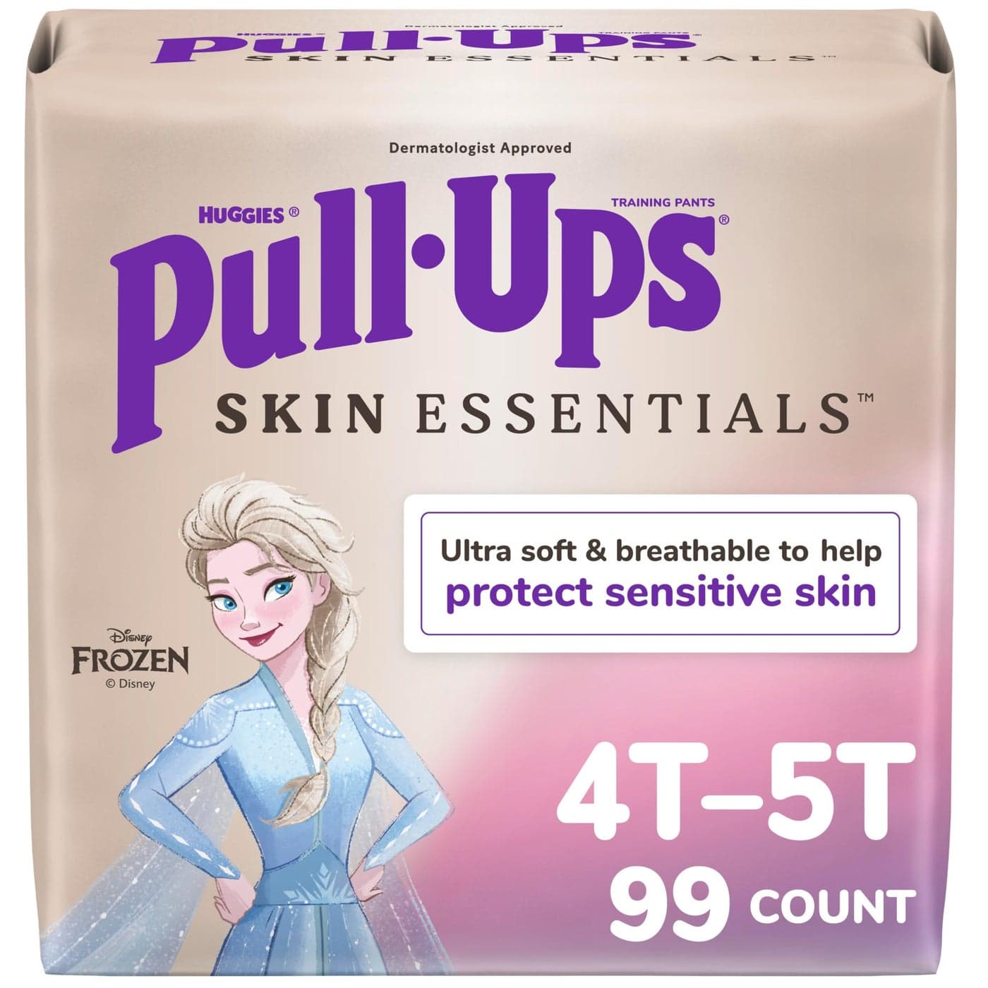 PullUps Girls Skin Essentials Potty Training Pants Training Underwear 4T5T 3850 lbs 99 Ct 3 Packs of 33