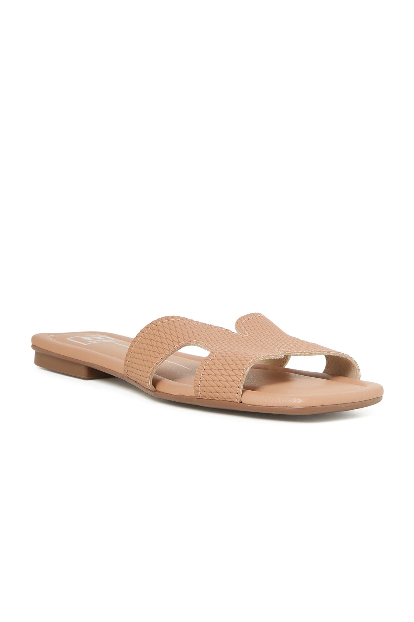 MOLECA Ladies Flat Sandals in NUDE | Comfortable Everyday Footwear — 40 EU