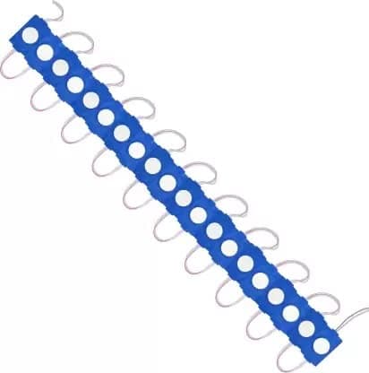 Autozap 20 Pcs Universal Patch Lights, Fancy Light Module Led Strip/Bike Under Glow Light DC 12V Waterproof Light for Car/Bike/Sign Board/Halls/Bars/Office/Home/Garden and Exterior Lighting (Blue)