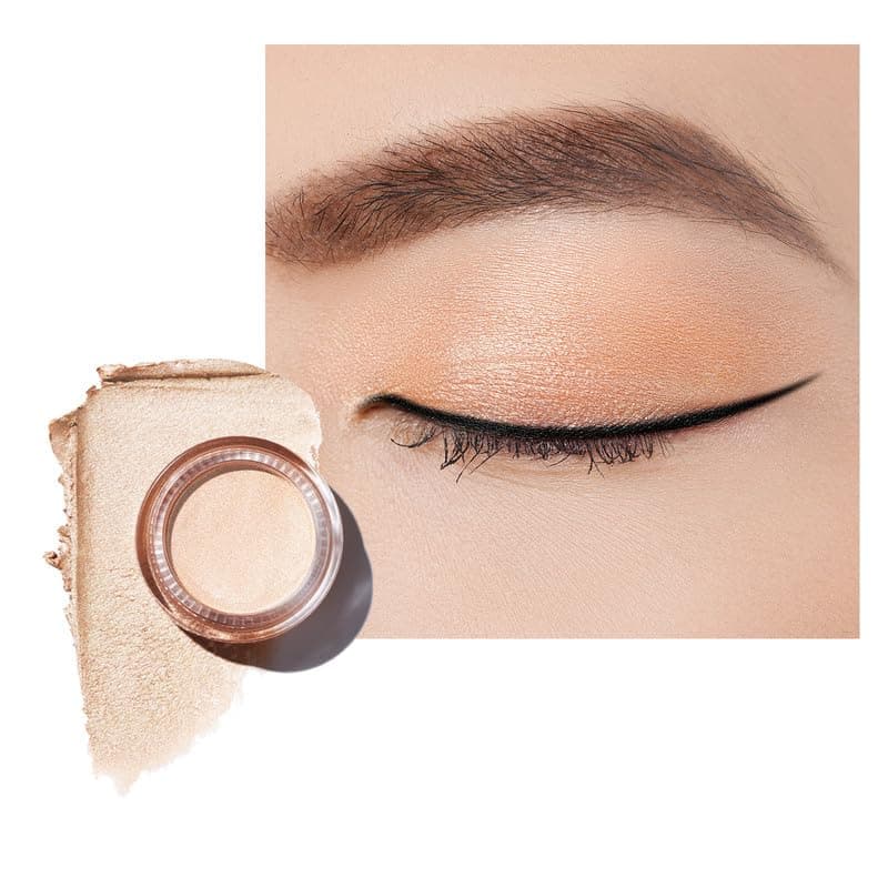 Oulac Golden Sand Eyeshadow with Golden Sheen Pearly Soft CreaseFree LongLasting Shea Butter Jojoba Oil Infused Vegan CrueltyFree