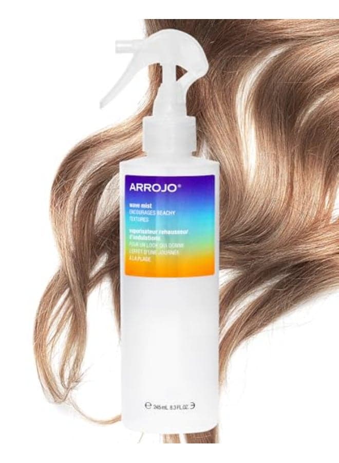 Arrojo Wave Mist Sea Salt Spray Sulfate ParabenFree Sea Salt Hair Texture Spray Adds Beach Waves Volume Light Hold for All Hair Types 83 fl oz