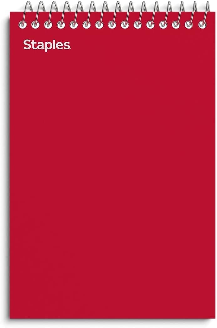 Staples 200006 Memo Pads 4Inch x 6Inch College Assorted 50 ShPad 5 PadsPK 11494