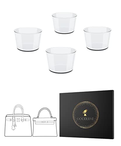 GOODLUXE Silicone Protective Studs for Kelly 25,28 ,32 /Picotin 18,22 Precision Fit Bag Feet Stud Protector ( Small) .