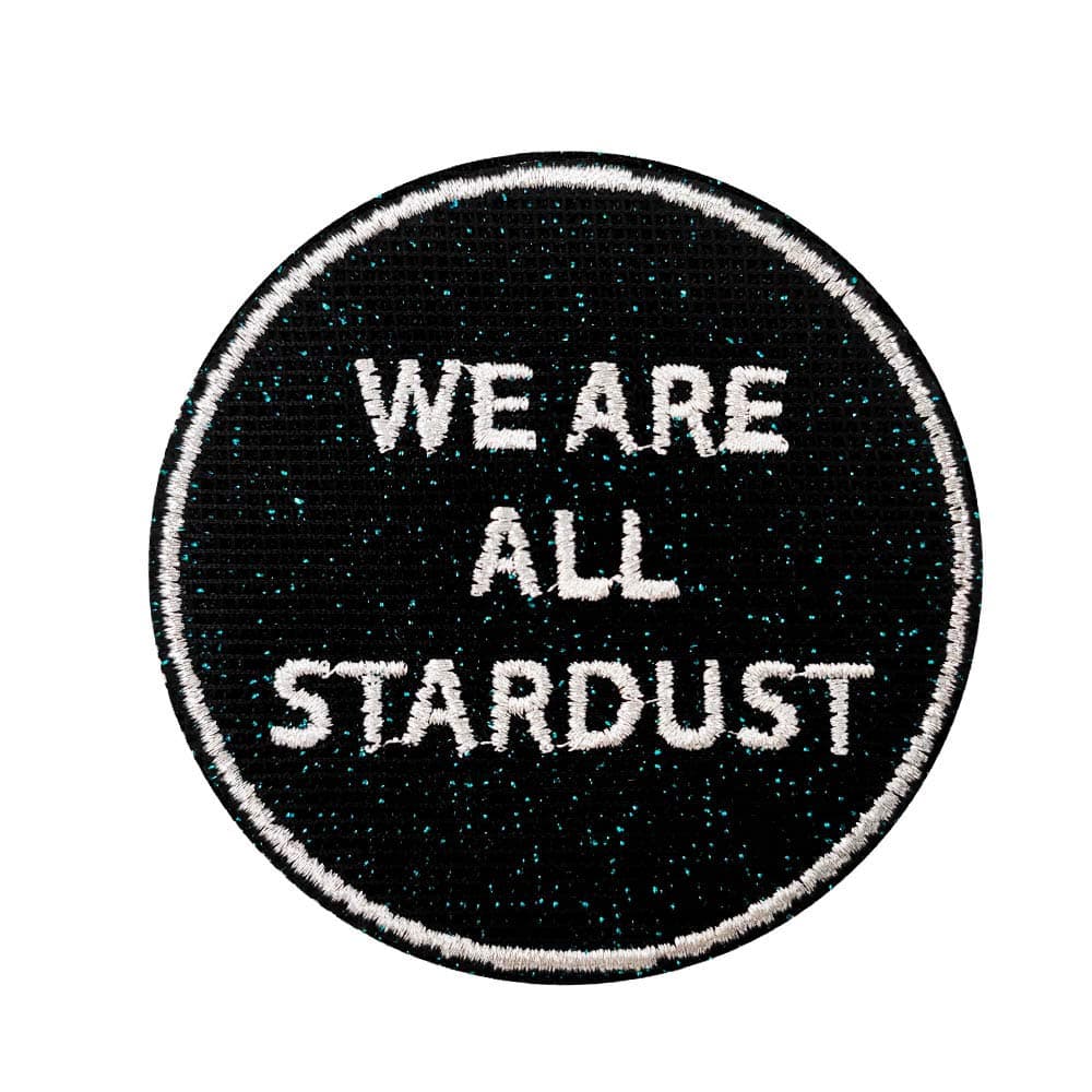 CutePatch We are All Stardust Embroidered Iron on Patch Sparkle Starry Sky Stikcer
