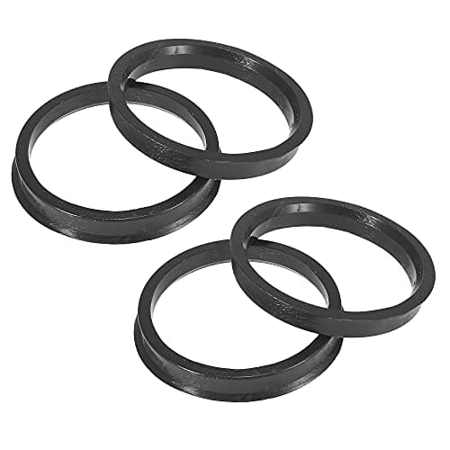 X AUTOHAUX 4pcs Plastic 63.4mm to 72.6mm Car Hub Centric Rings Wheel Bore Center Spacer