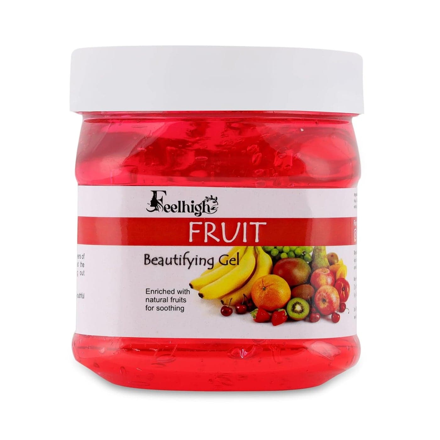 Feelhigh Fruit Beautifying Gel Enriched with Natural Mix Fruits Extract For Soothing Natural Glow and Effortless Beauty 500ml Men And Women