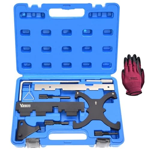Engine Camshaft Belt Timing Locking Tool Kit Compatible with Ford Fusion Escape Focus Fiesta Mazada 1.25 1.4 1.6 1.7 1.8 2.0 2.3L 2.5L Ecoboost 1.5L 1.6L, 2.0 TDCi 303-1097 303-748 303-1550 303-1552