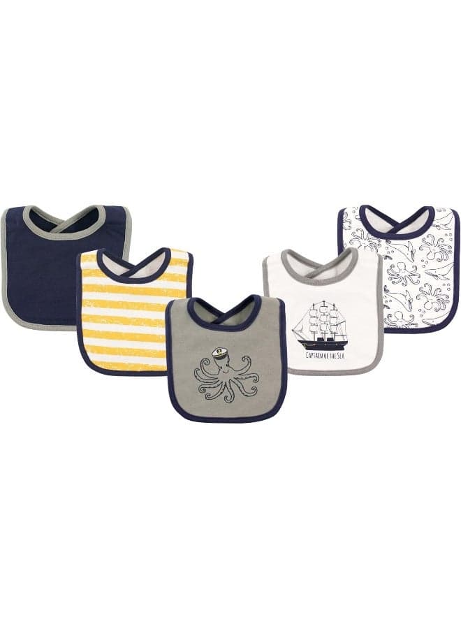 Hudson Baby Unisex BabyCotton Bibs