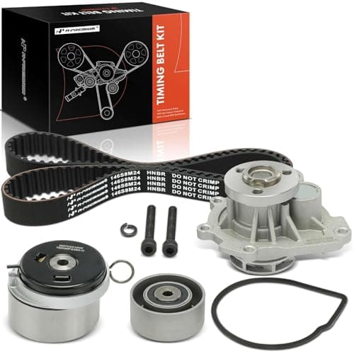 A-Premium Engine Timing Belt Kit with Water Pump Compatible with Chevrolet Sonic 12-18 Aveo Aveo5 Cruze Limited Pontiac G3 Wave Saturn Astra Suzuki Swift+ L4 1.6L 1.8L DOHC