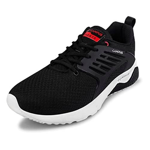 Campus Men's Crysta PRO Running Shoes BLK/RED - 6UK/India