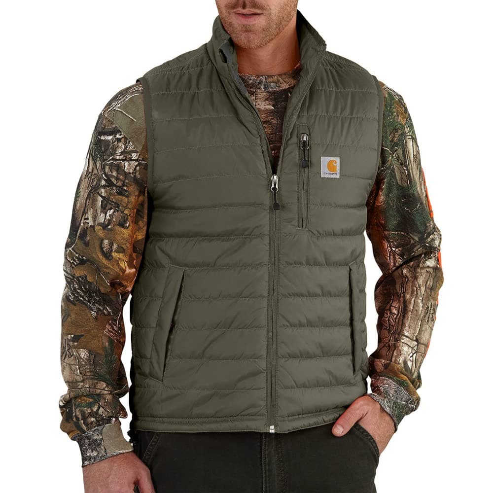 Carhartt mens Rain Defender Relaxed Fit Lightweight Insulated Vest Moss XXLarge US