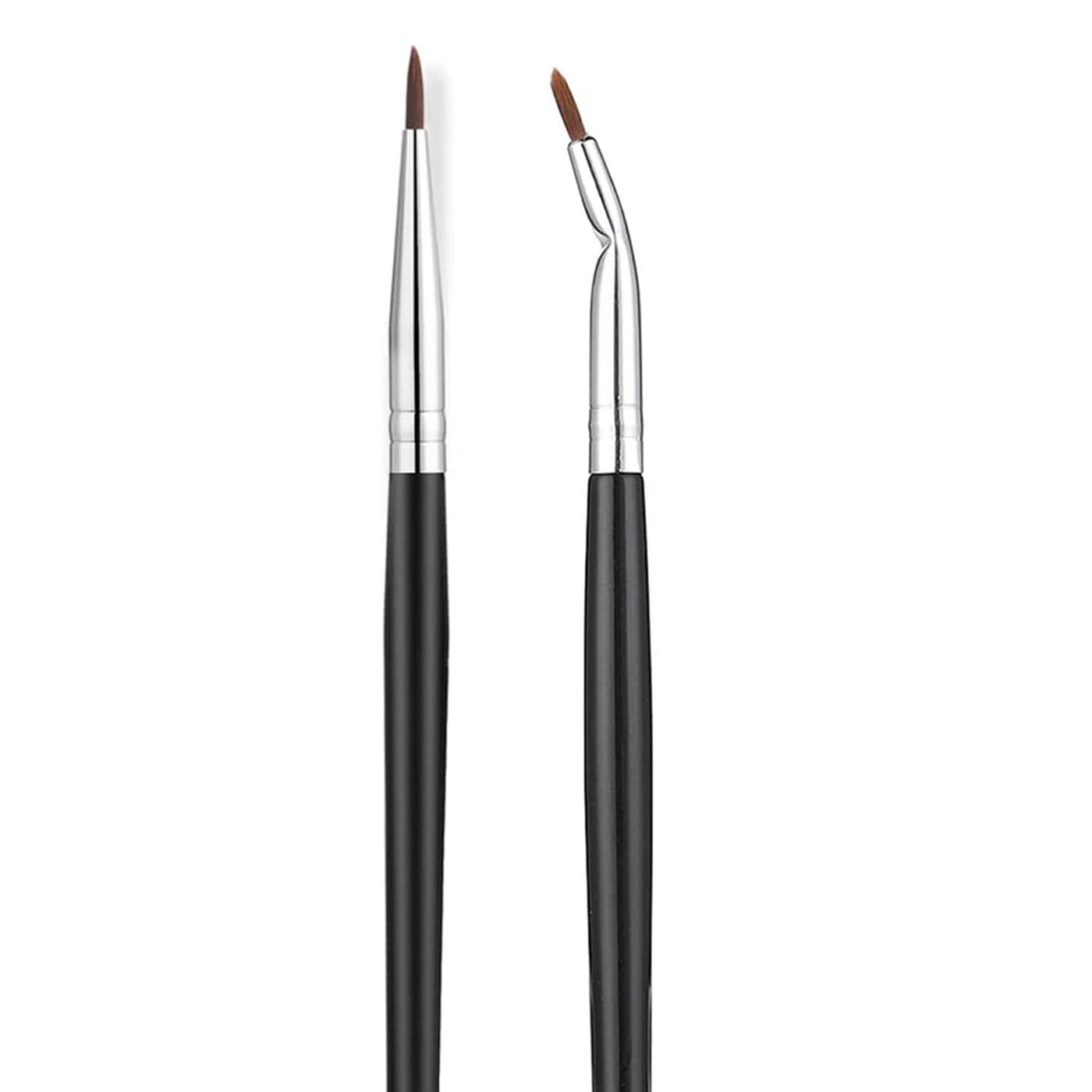 Fine Angled Eyeliner Brushes JASSINS Precision Gel Eye Liner BrushSynthetic Bristles Eye Makeup ToolUltra Thin Slanted Flat Angle for Beauty Cosmetic Tool