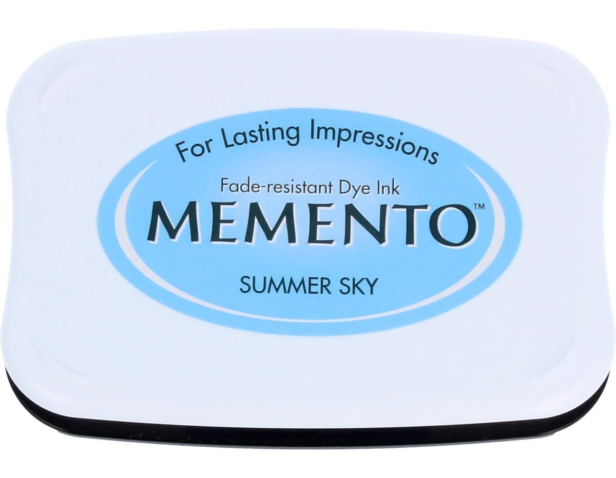 Tsukineko ME000604 Memento Dye Ink Pad Summer Sky