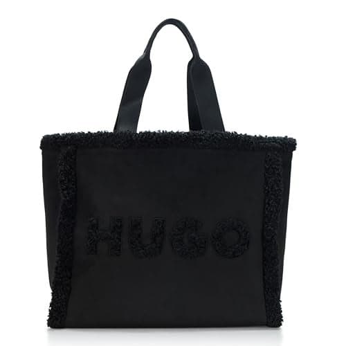 HUGO, Becky Teddy Tote bag, black jade, One Size