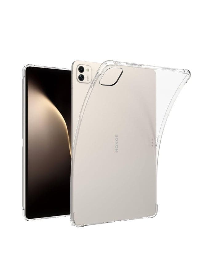 Clear Case for Honor MagicPad 3 13.3-inch 2025 Tablet Case 【Airbag Protection】 Transparent Flexible Soft TPU Anti-Drop Shockproof Protective Back Cover