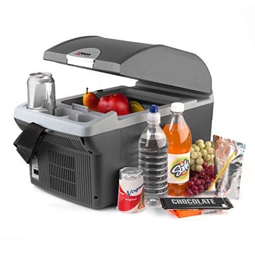 Wagan EL6214 Personal Thermoelectric CoolerWarmer 14 Liter Capacity Portable Electric Car Cooler with 1224V DC 12V Small Fridge for Car RV and Camping Use UL Listed