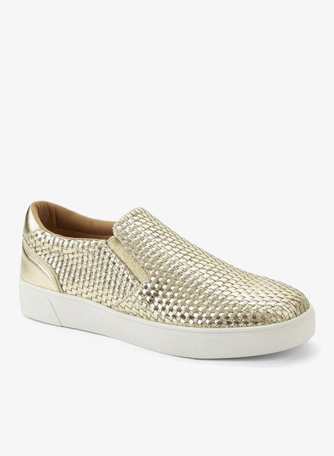 Women Textured Slip-On Sneakers — 41