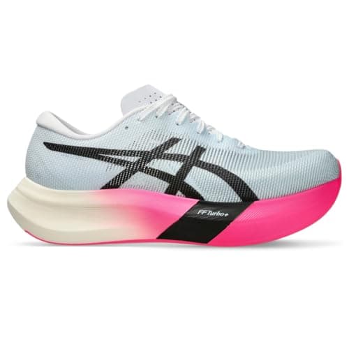 ASICS Unisex METASPEED Sky Running Shoes, 12.5M / 14W, Light Blue/Black