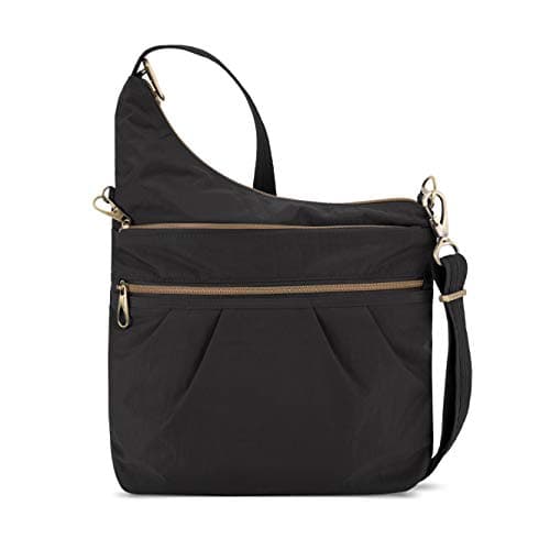 Travelon Anti-Theft Signature 3 Compartment Crossbody Bag
