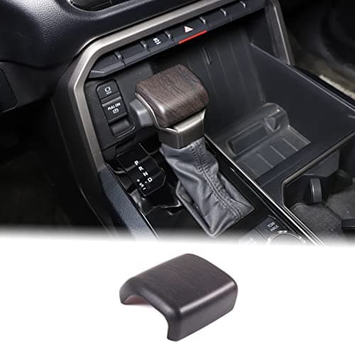 Aunginsy Shifter Gear Hand Brake Trim Cover Compatible with Toyota Tundra/Sequoia 2022-2025 Tacoma 2024+ Car Center Console Gear Shift Head Protection Cover Automatic Gear Shift Knob Cover Accessories