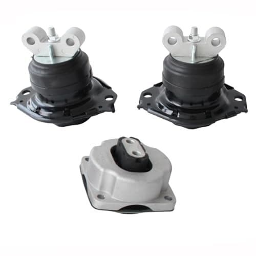 AUCERAMIC 3pcs Engine Motor & Transmission Mount Kit Fit for 2011-2022 Dodge Challenger Charger Chrysler 300 3.6L 5.7L Automatic Transmission Replace# A5522 A5388 3162 3262 5090140AG 52124671AE