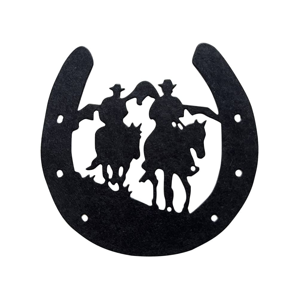 Western Cowboy Cutting Dies Horseshoe Cowboy and Horse Die Cuts for DIY Scrapbooking Photo Album Paper Crafting Card Making Decorative
