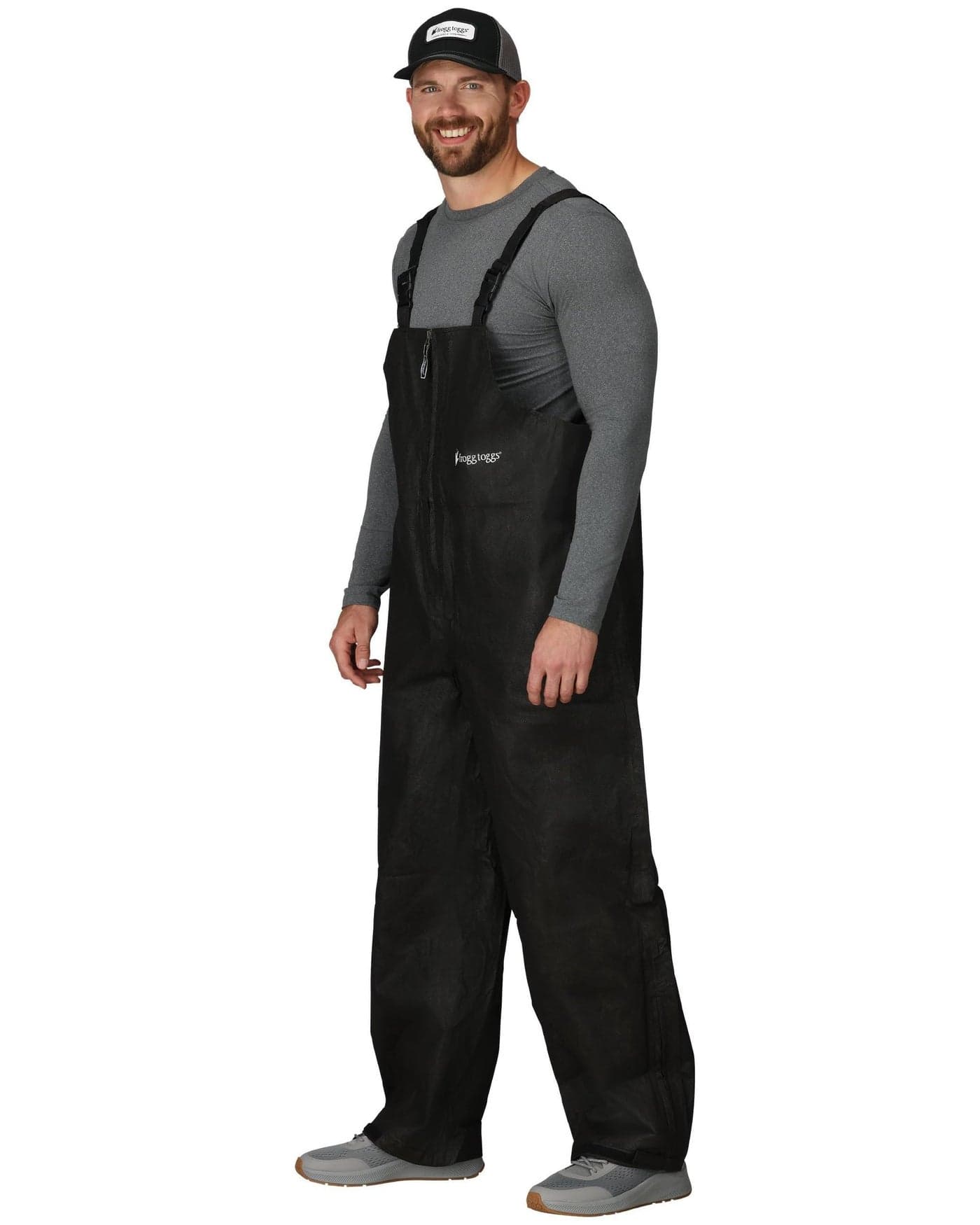 FROGG TOGGS Men's Classic Pro Advantage Waterproof Breathable Bib, Black, XX-Large