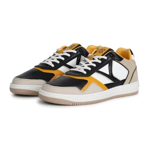 YOHO Colored Suede Fashion Sneaker For Men | Comfortable shoes | Cushioned Insole | Quick-wear elastic laces | Suede overlays Slip-Resistance | Lightweight | Dynamic Feet Support | Fashionable