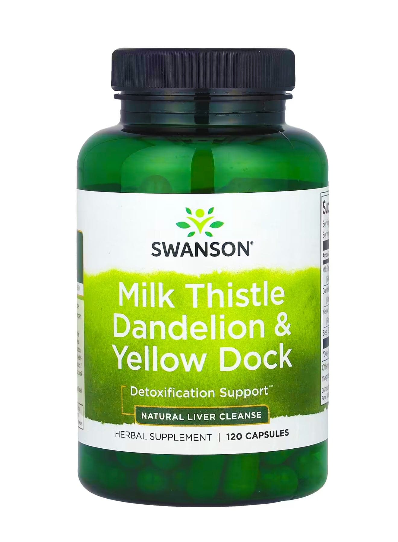 Milk Thistle Dandelion & Yellow Dock, 120 Capsules