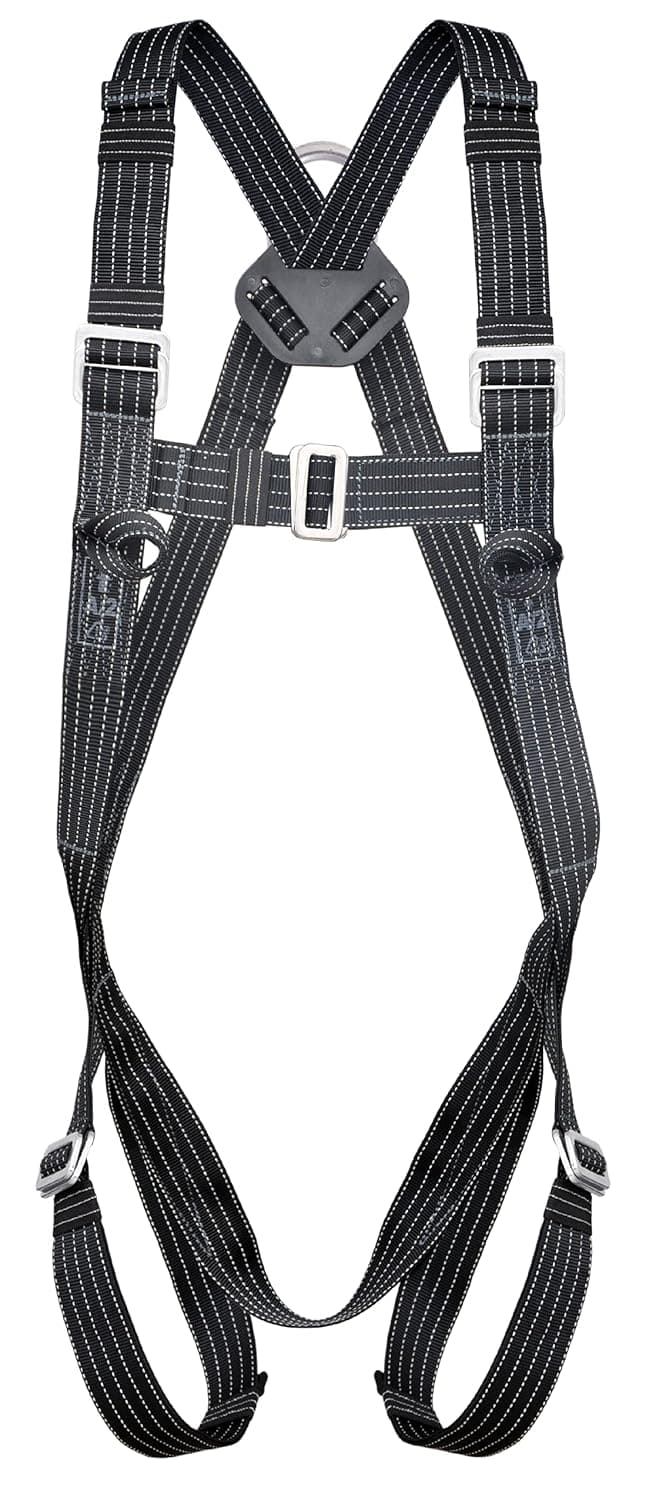 Karam Full Body Nospark Safety Harness with Adjustable Shoulder Chest Thigh Straps for Explosive Atmosphere Construction Harness Fall Protection Gear PN22AS