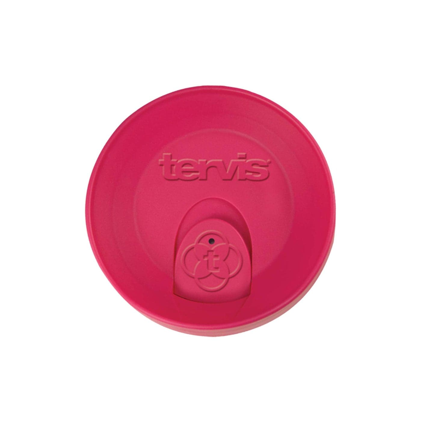 Tervis Travel Lid Made in USA Double Walled Insulated Tumbler Travel Cup Keeps Drinks Cold Hot Fits 16oz Tumblers Fuchsia