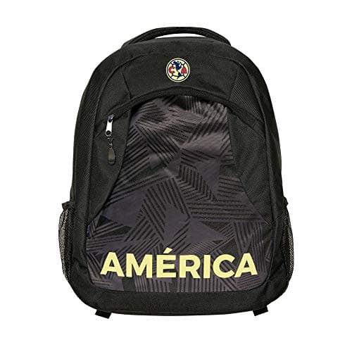 Icon Sports Federacion Mexicana de Futbol Asociacion Club America Officially Licensed Premium Backpack, Black, OSFM