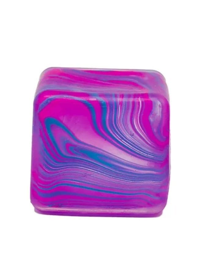5.5cm Ruffled Square Maltose Squishy Toy – Soft Slow Rebound Stress Relief Toy