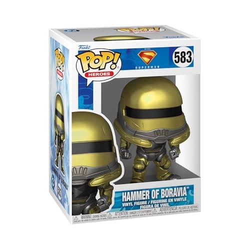 Funko Pop Heroes Superman 2025 Hammer of Boravia DCs Ultraman 16 Odds for Rare Chase Variant Styles May Vary Collectable Vinyl Figure Gift Idea Official Merchandise