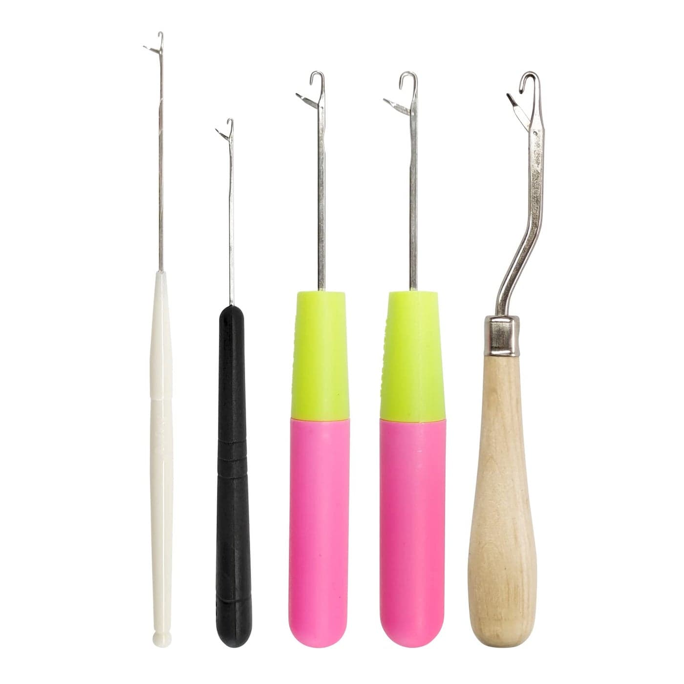 5PCS Latch Hook Different Sizes Small Crochet Hooks Needle for Hair