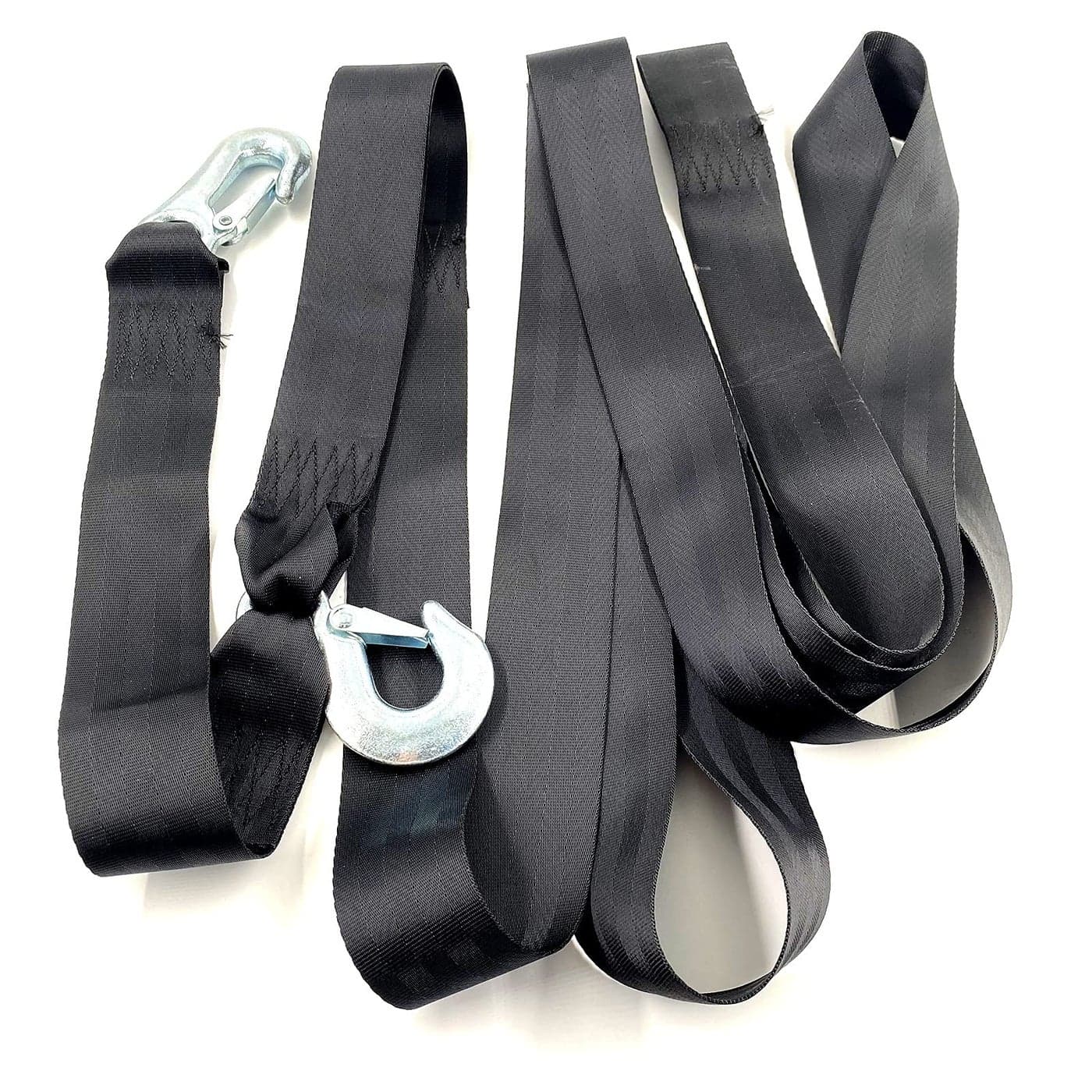 Boats Trailer Winch Hook Strap Wench Rope for Ranger Double Hook 16ft1 Inch Loop on Opposite end for Attachment to Winch 9642019
